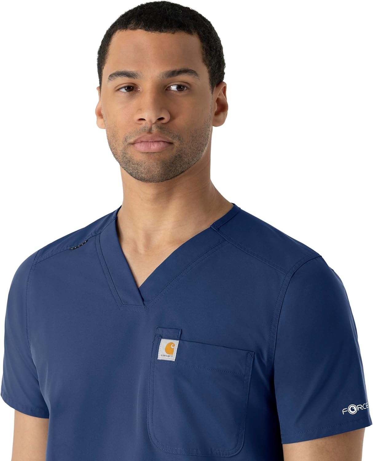 image:imageCarhartt Scrubs C16113 Force Modern Fit VNeck TopNavy