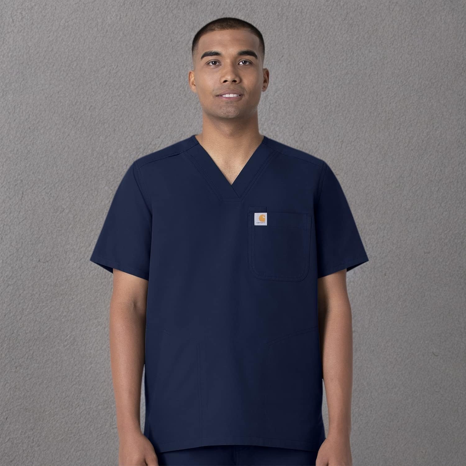 image:imageCarhartt Scrubs C16113 Force Modern Fit VNeck TopNavy