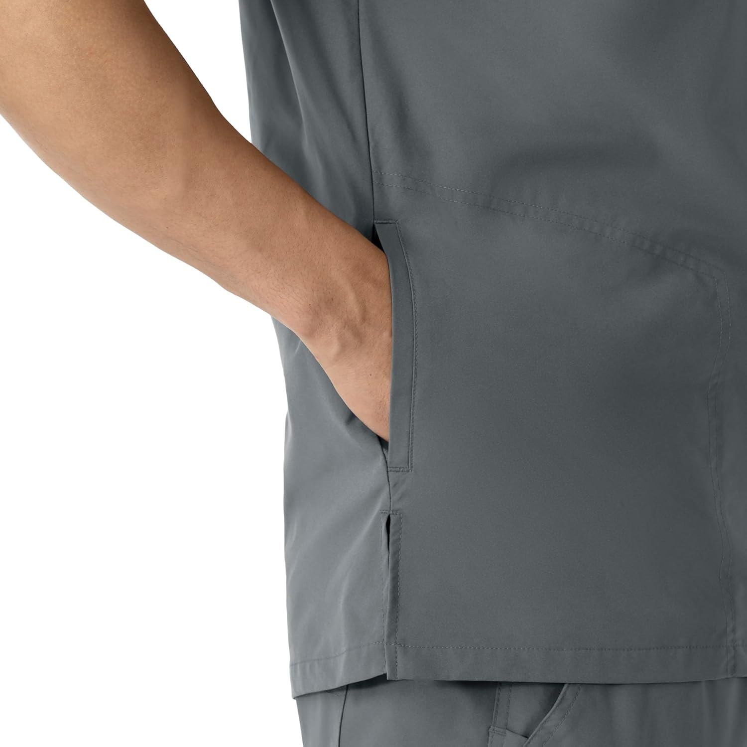 image:imageCarhartt Scrubs C16113 Force Modern Fit VNeck TopPewter