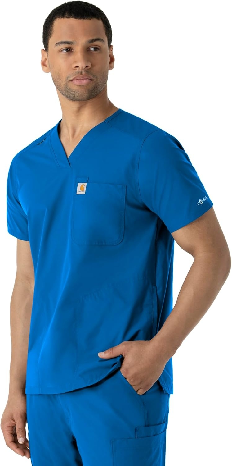 image:imageCarhartt Scrubs C16113 Force Modern Fit VNeck TopRoyal