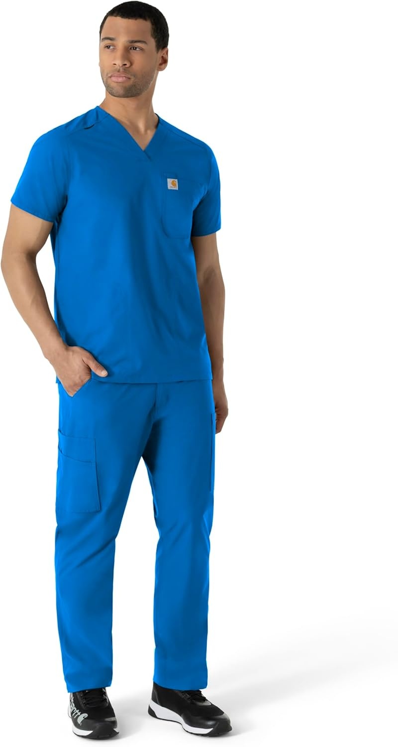 image:imageCarhartt Scrubs C16113 Force Modern Fit VNeck TopRoyal