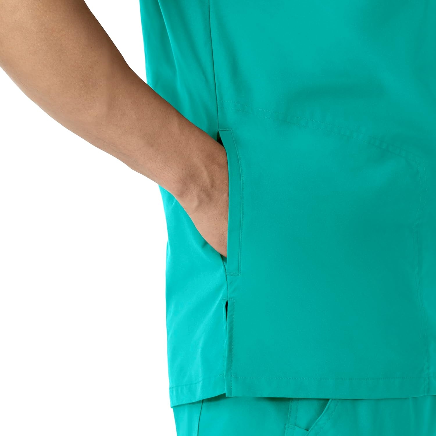image:imageCarhartt Scrubs C16113 Force Modern Fit VNeck TopTeal Blue