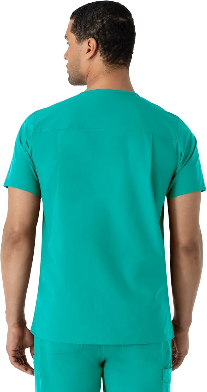 image:imageCarhartt Scrubs C16113 Force Modern Fit VNeck TopTeal Blue