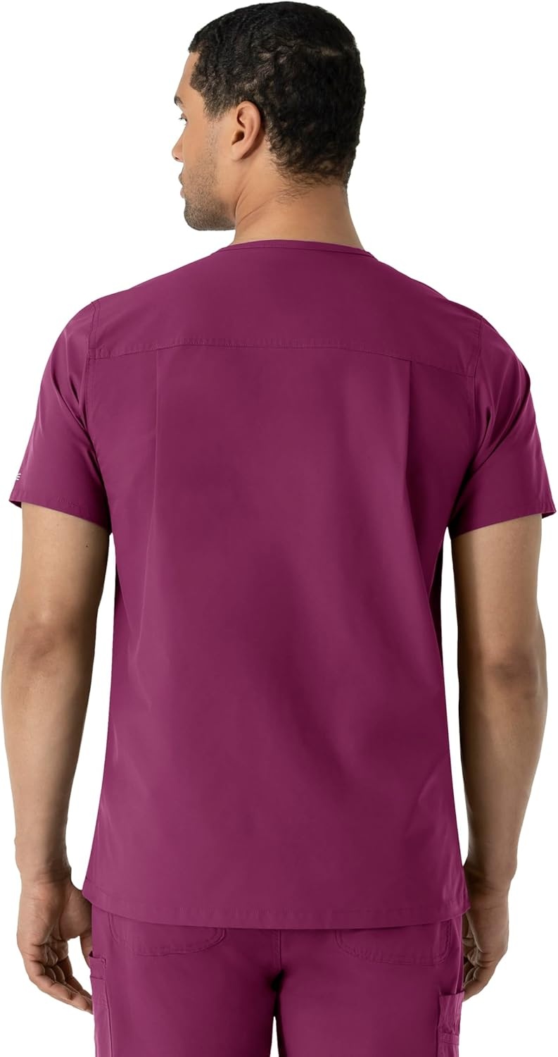 image:imageCarhartt Scrubs C16113 Force Modern Fit VNeck TopWine