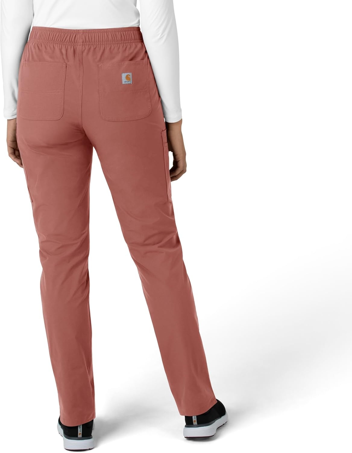 image:imageCarhartt Scrubs C51213 Womens Force Modern Fit Straight Leg PantWildrose