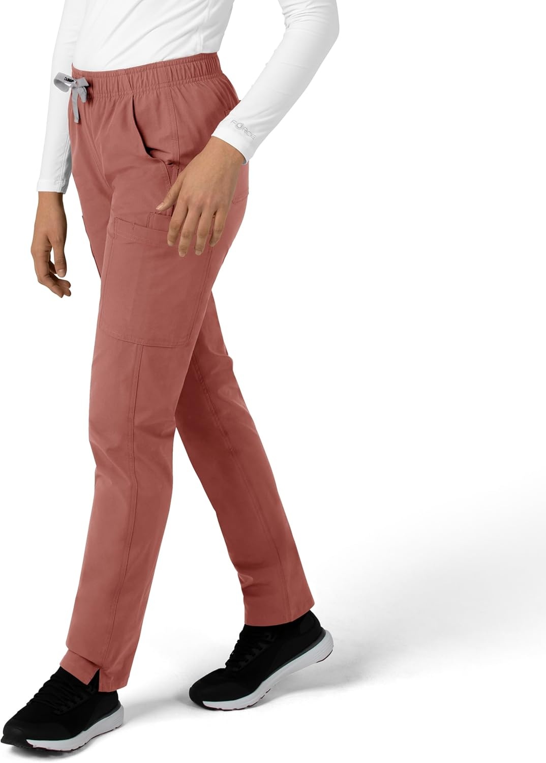 image:imageCarhartt Scrubs C51213 Womens Force Modern Fit Straight Leg PantWildrose