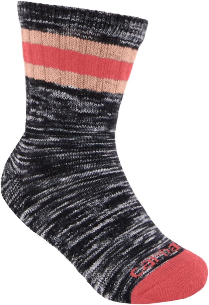 image:imageCarhartt Toddlers Midweight Camp Crew Sock 6 PackPink