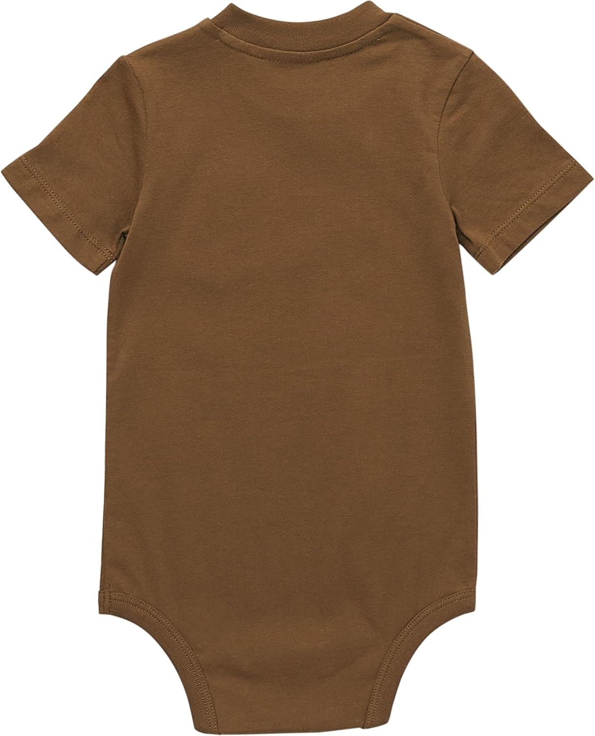 image:imageCarhartt Unisex Baby Shortsleeve Bodysuit Pocket TshirtCarhartt Brown