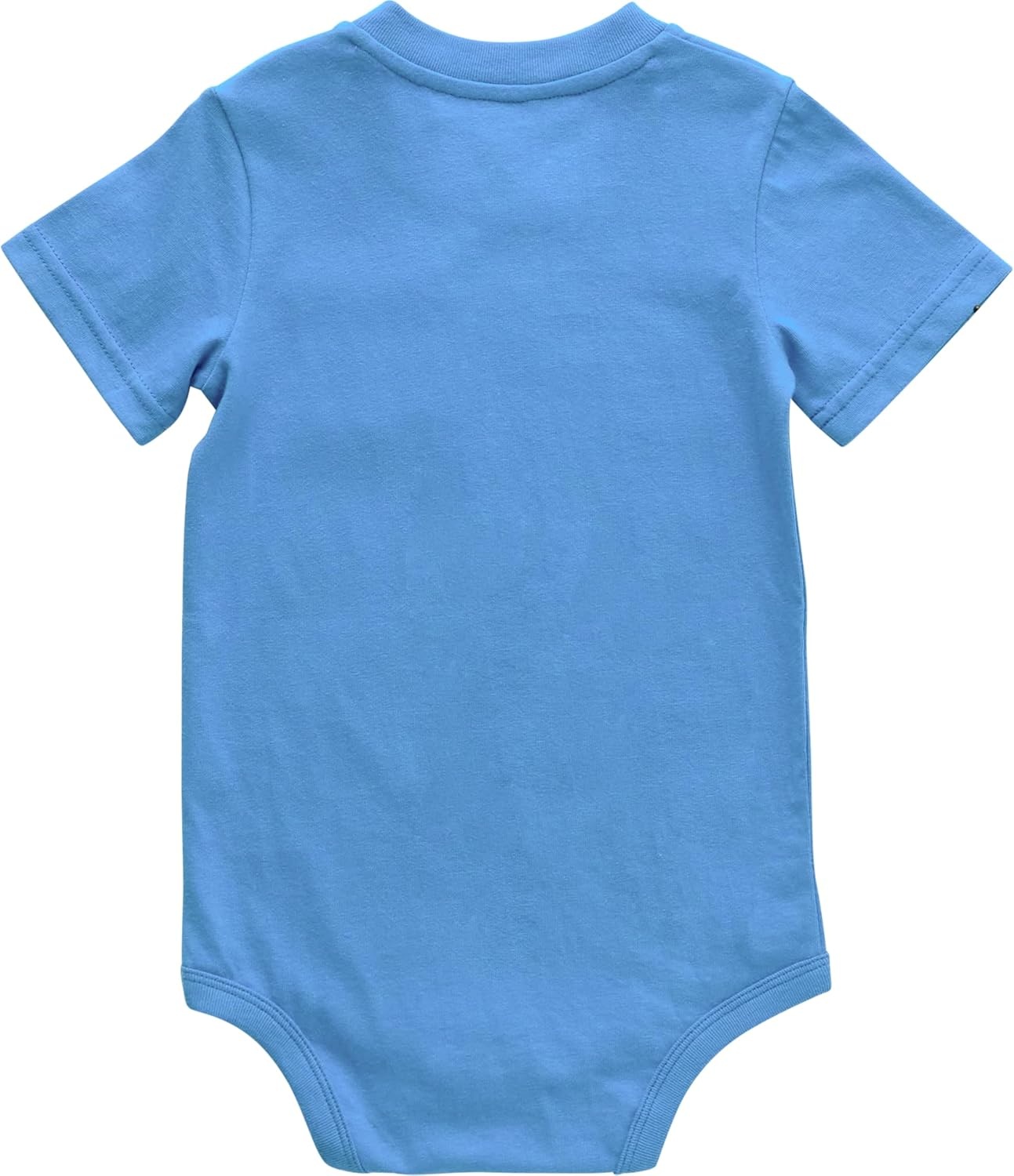 image:imageCarhartt Unisex Baby Shortsleeve Bodysuit Pocket TshirtFrench Blue