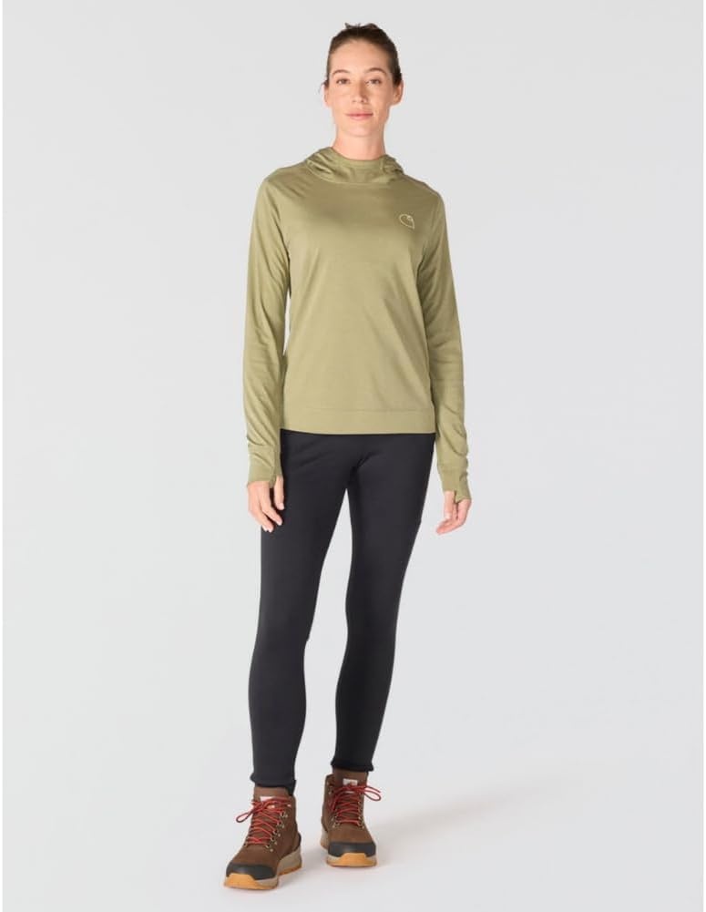 image:imageCarhartt Womens 106236 Womens Force Sun Defender Lightweight LongSlDill Heather
