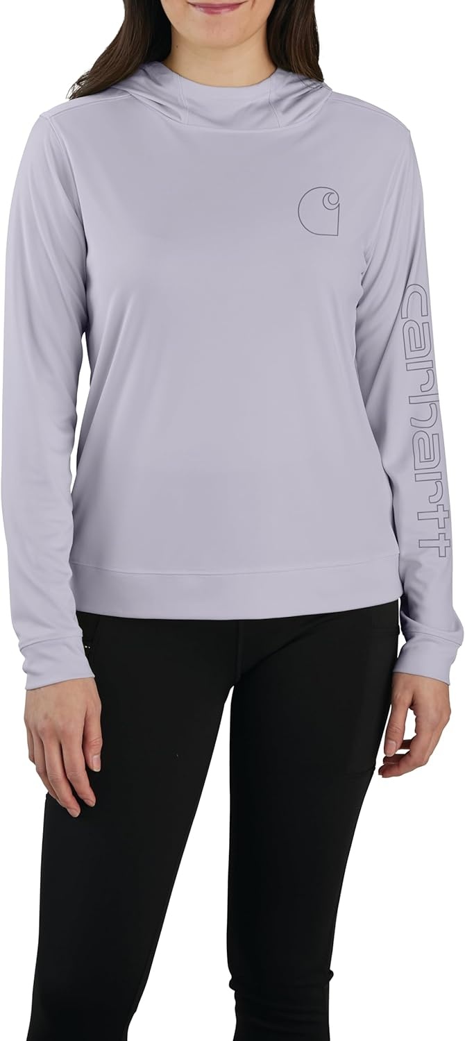 image:imageCarhartt Womens 106236 Womens Force Sun Defender Lightweight LongSlLilac Haze