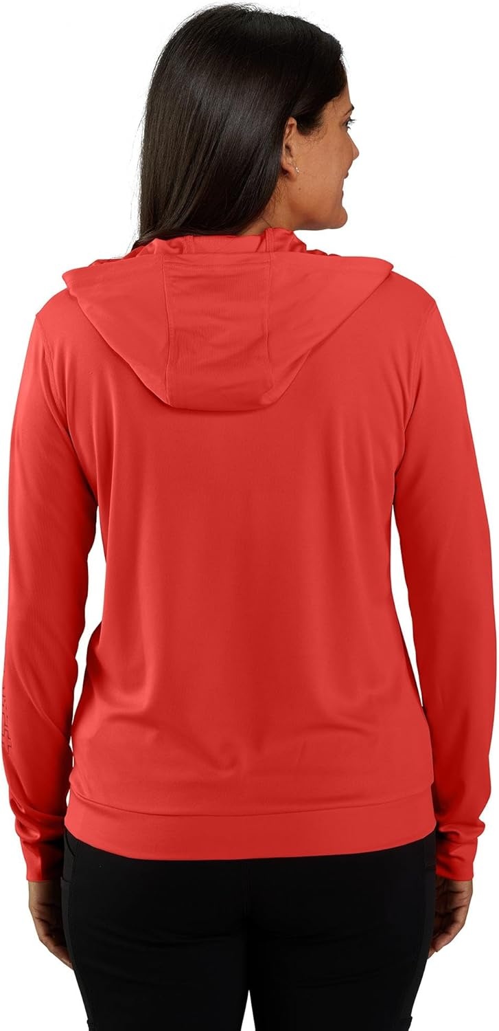 image:imageCarhartt Womens 106236 Womens Force Sun Defender Lightweight LongSlRoasted Tomato