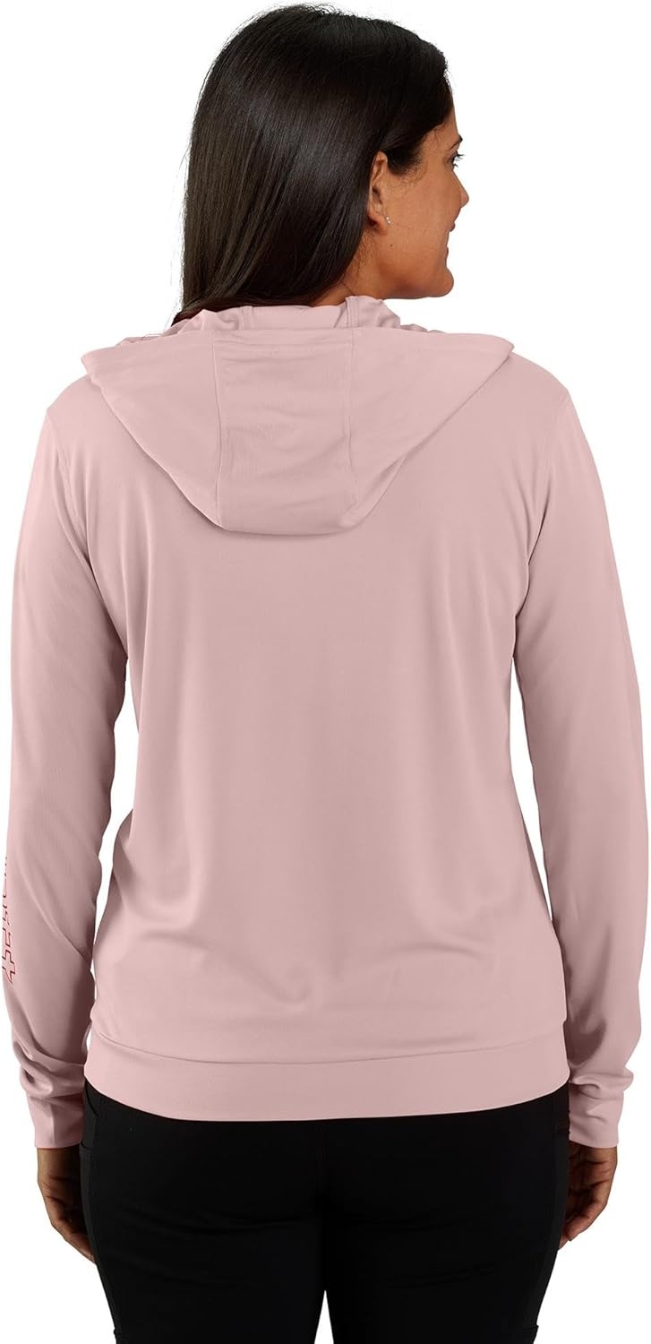 image:imageCarhartt Womens 106236 Womens Force Sun Defender Lightweight LongSlSoft Rose