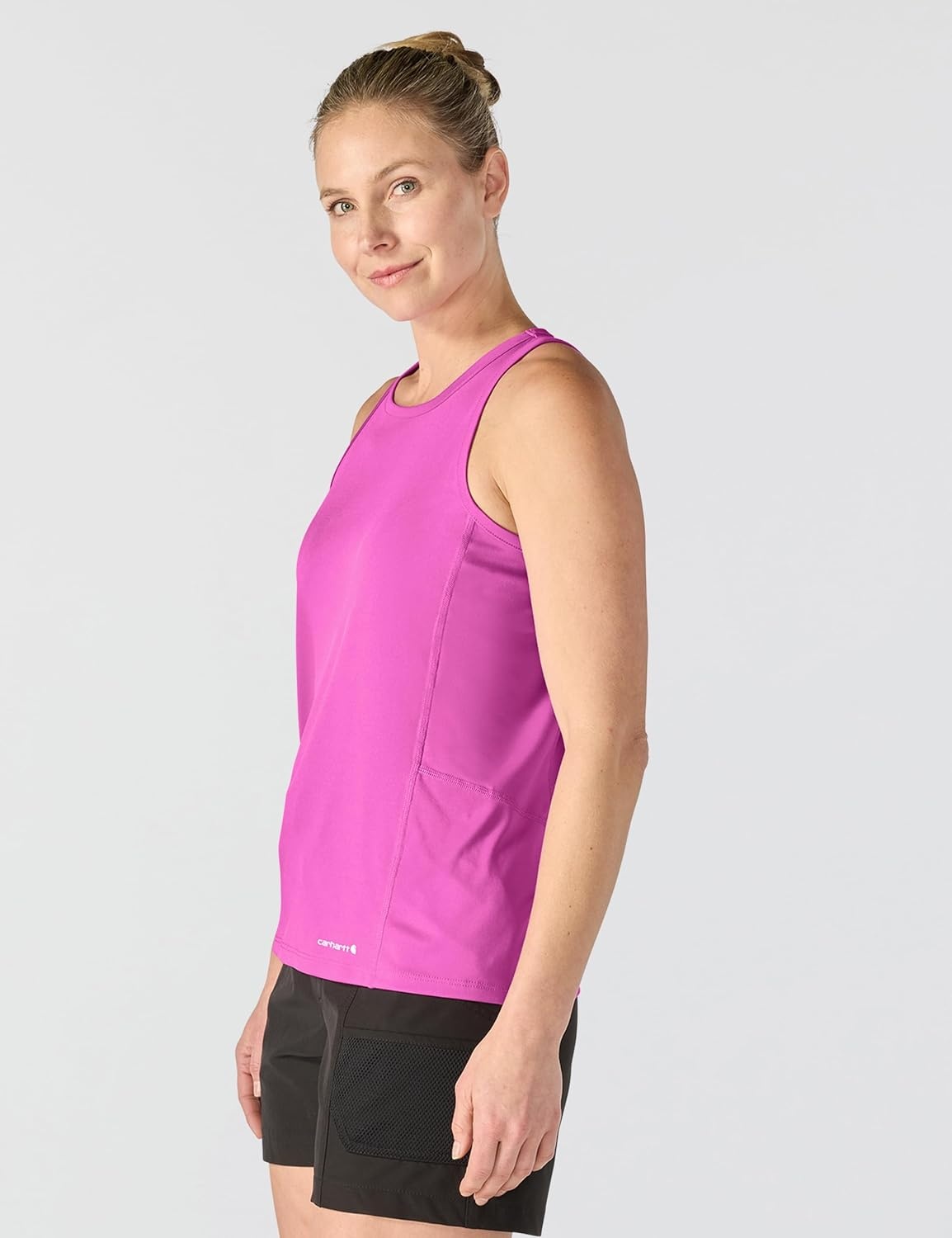 image:imageCarhartt Womens 106828 Womens Force Relaxed Fit TankElectric Fuchsia