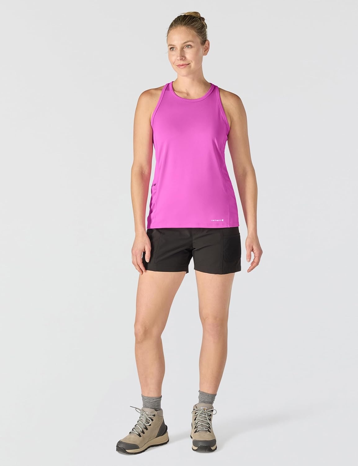 image:imageCarhartt Womens 106828 Womens Force Relaxed Fit TankElectric Fuchsia