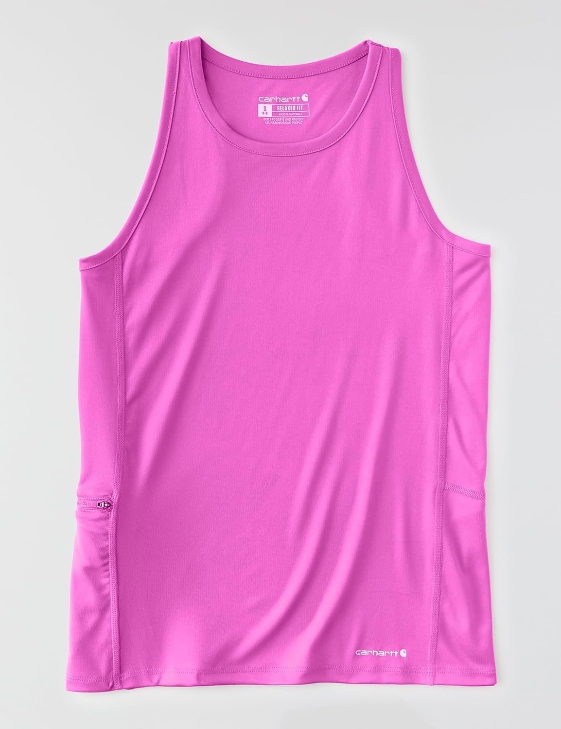 image:imageCarhartt Womens 106828 Womens Force Relaxed Fit TankElectric Fuchsia