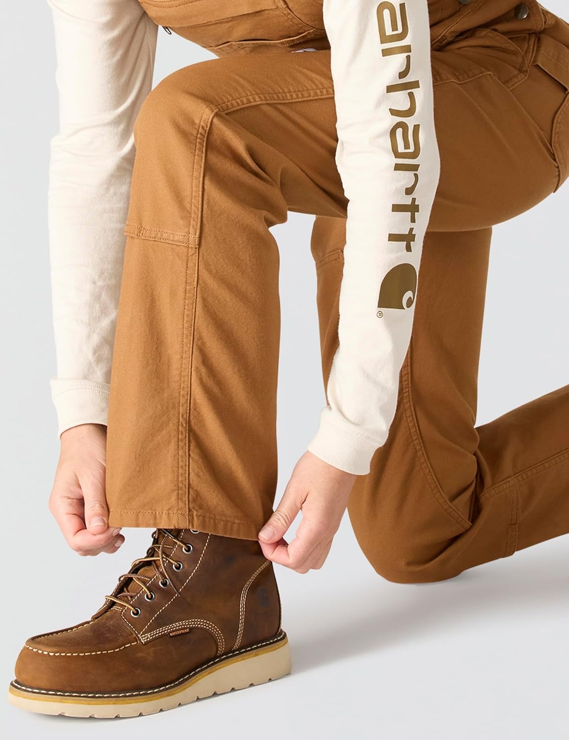 image:imageCarhartt Womens Ashland Bib OverallCarhartt Brown