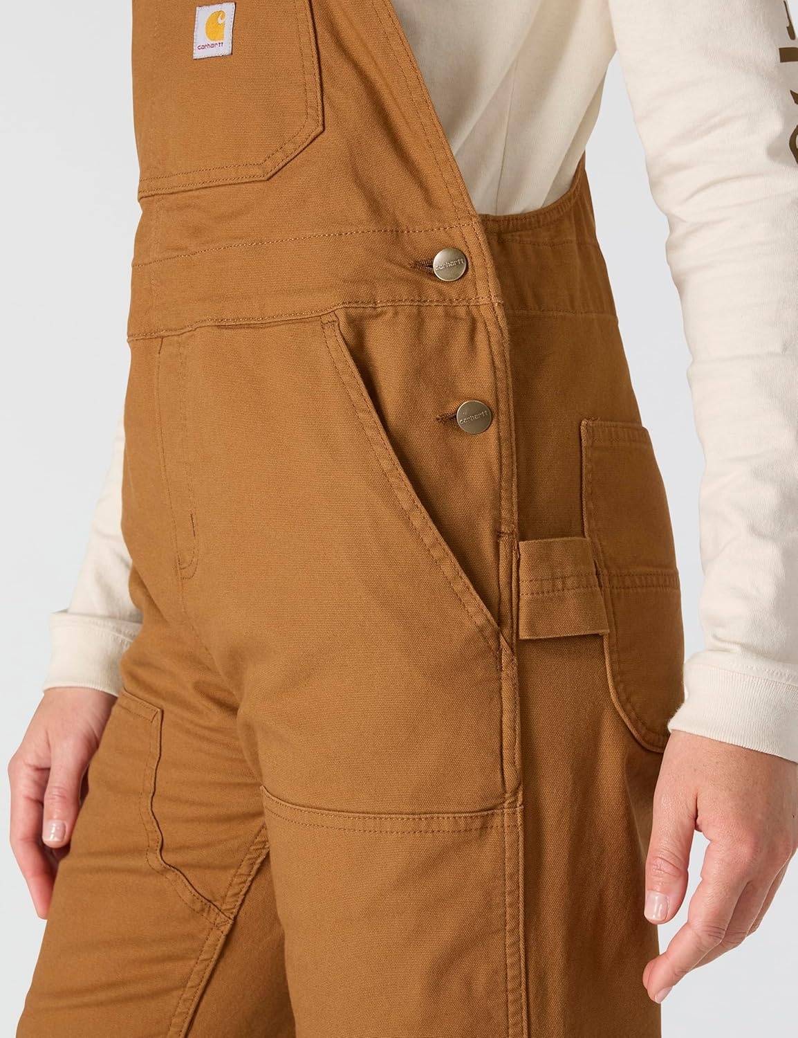 image:imageCarhartt Womens Ashland Bib OverallCarhartt Brown