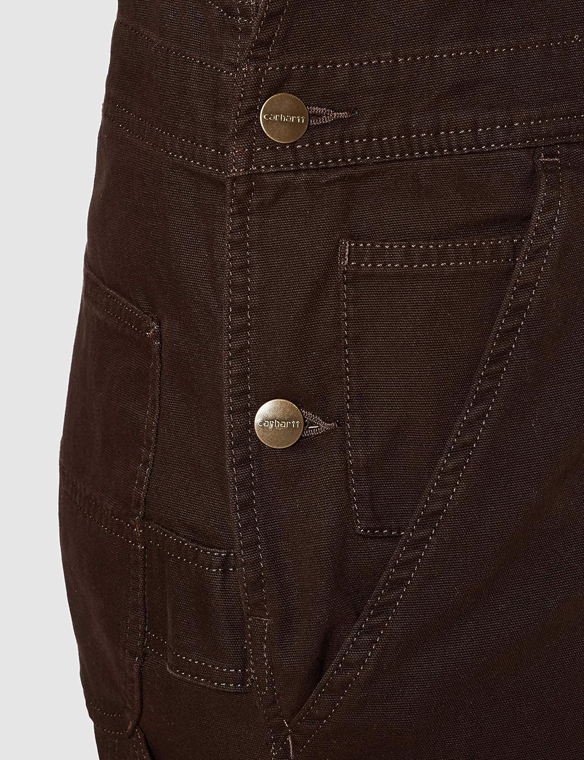 image:imageCarhartt Womens Ashland Bib OverallDark Brown