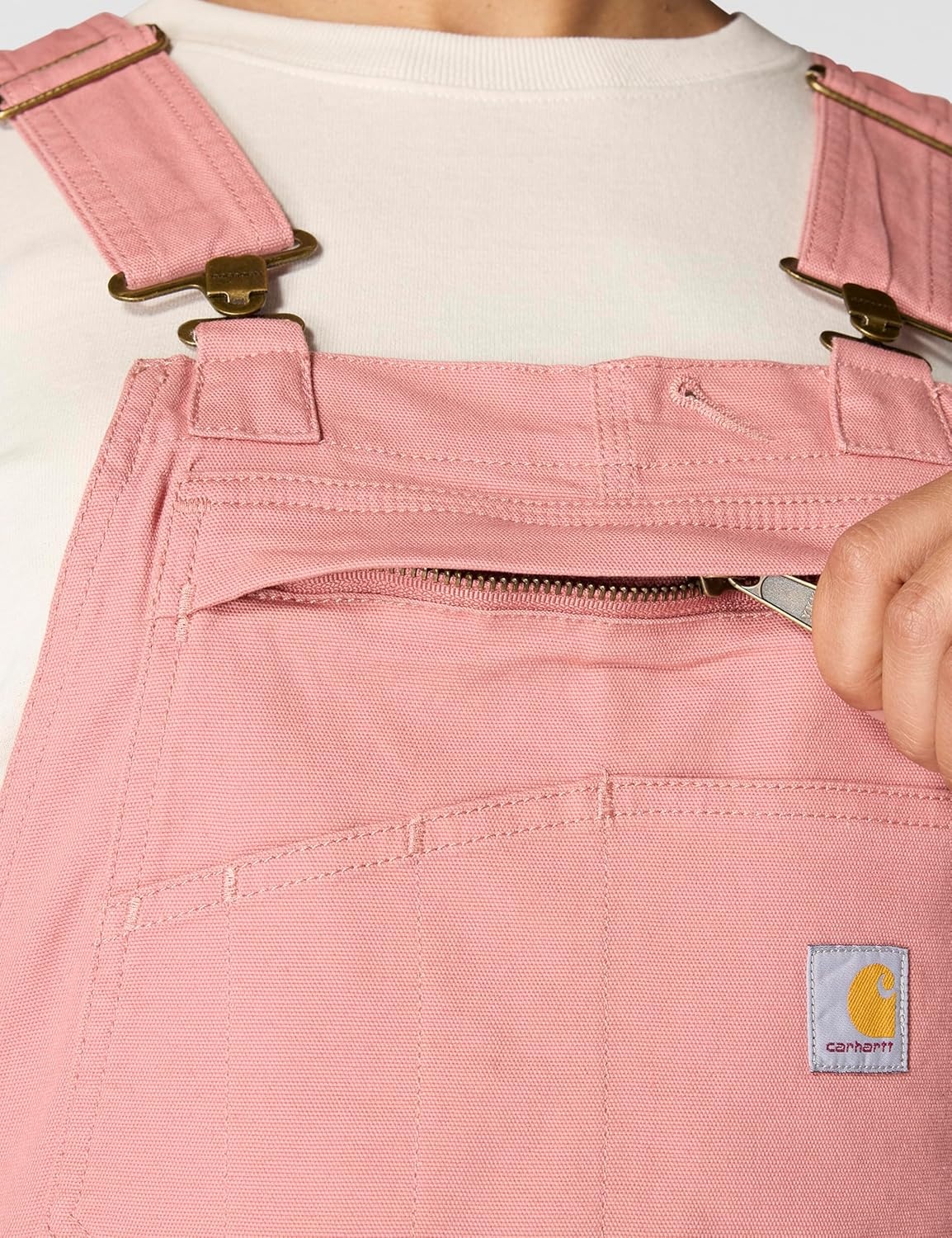 image:imageCarhartt Womens Ashland Bib OverallRose Tint