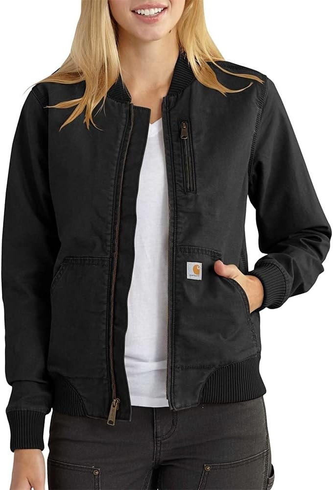 image:imageCarhartt Womens Crawford Bomber JacketBlack