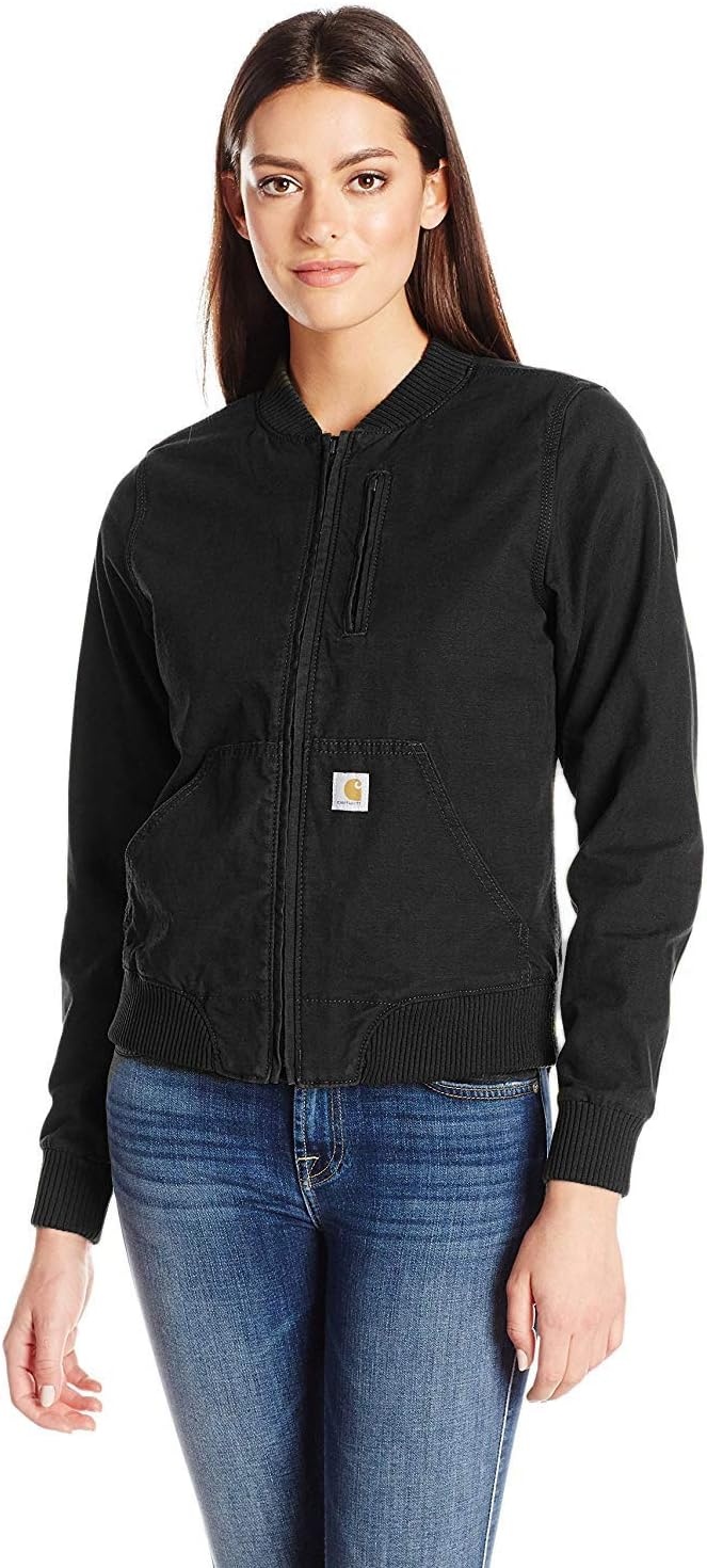 image:imageCarhartt Womens Crawford Bomber JacketBlack