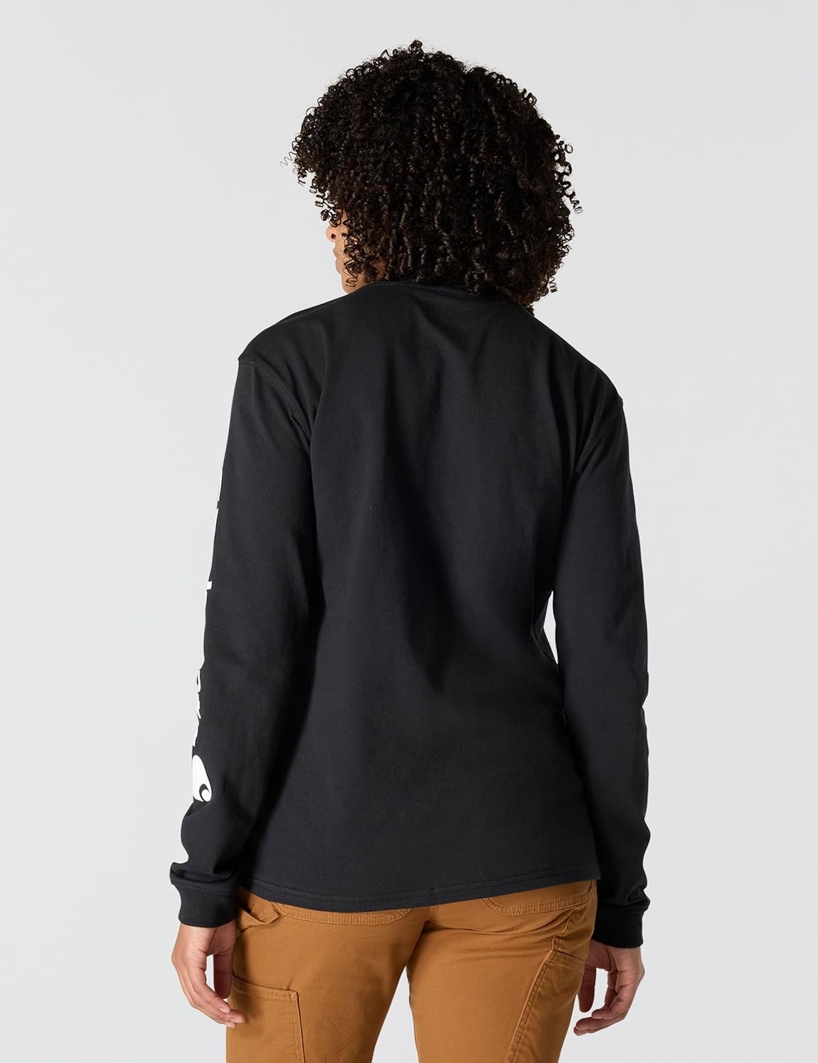 image:imageCarhartt Womens Dearborn Loose LS Logo TShirtBlack