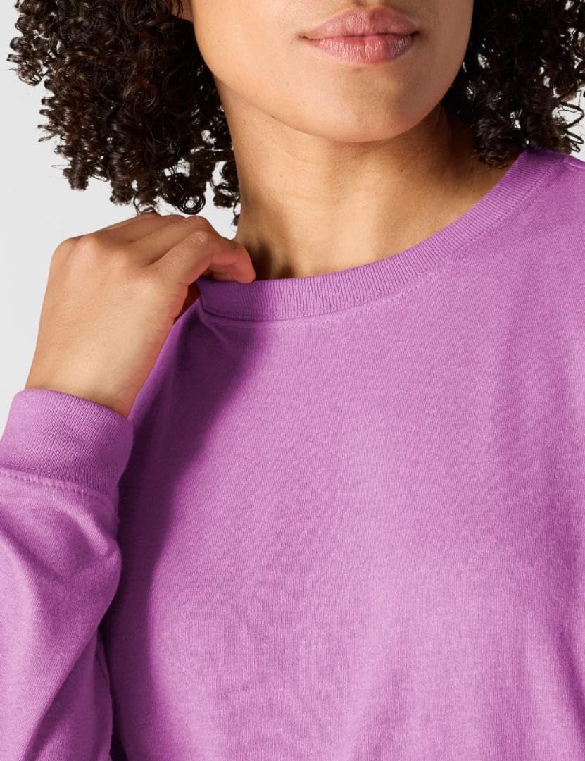 image:imageCarhartt Womens Dearborn Loose LS Logo TShirtCherry Bloom