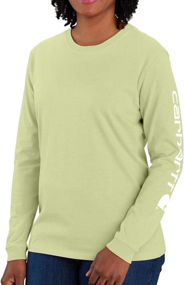 image:imageCarhartt Womens Dearborn Loose LS Logo TShirtEarly Spring