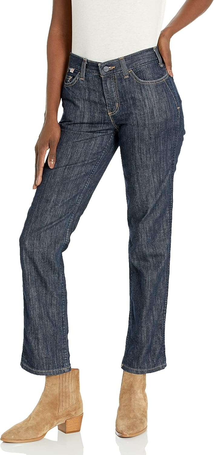 image:imageCarhartt Womens FlameResistant Rugged Flex Original Fit JeanPremium Dark