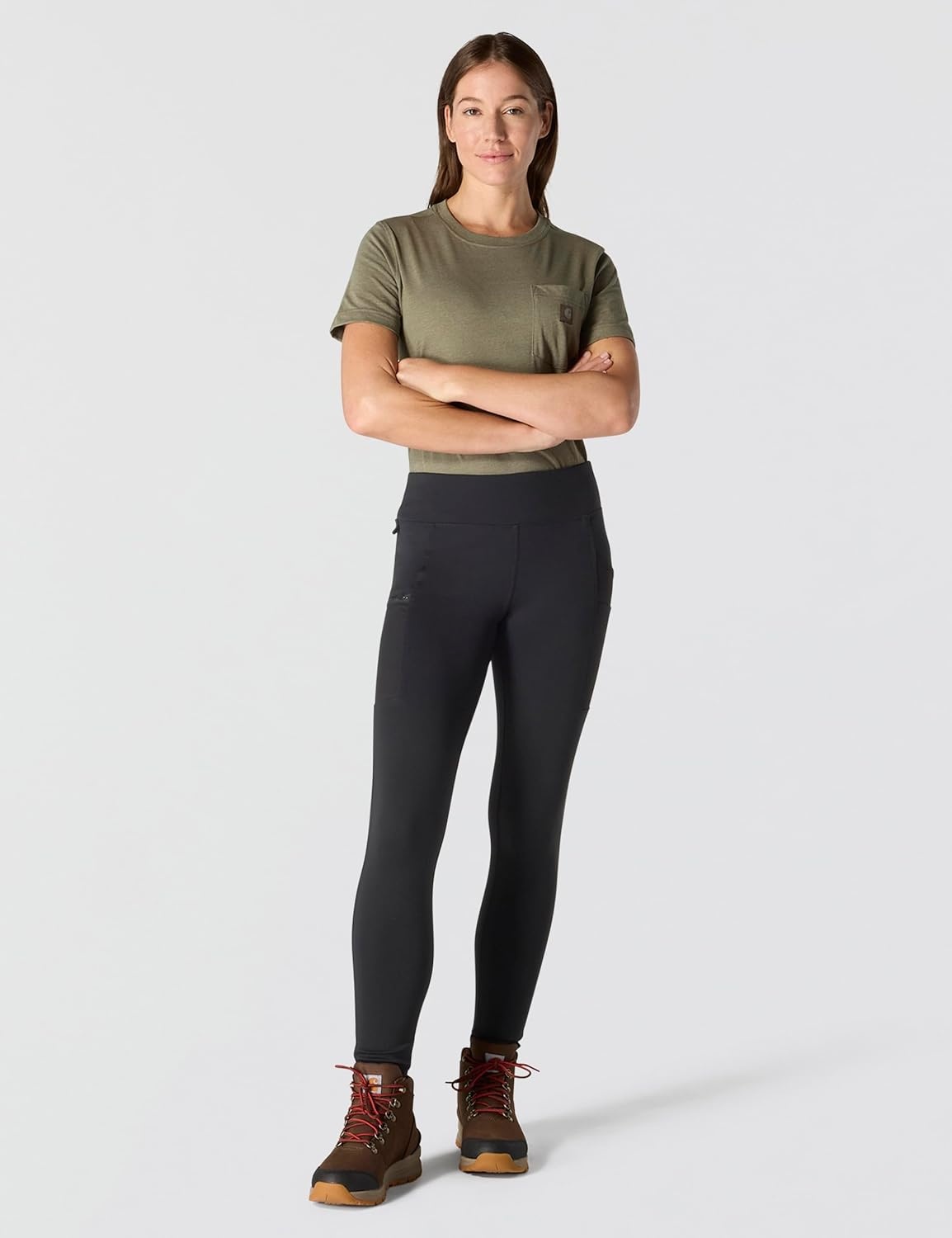 image:imageCarhartt Womens Force Fitted Lightweight Utility LeggingBlack