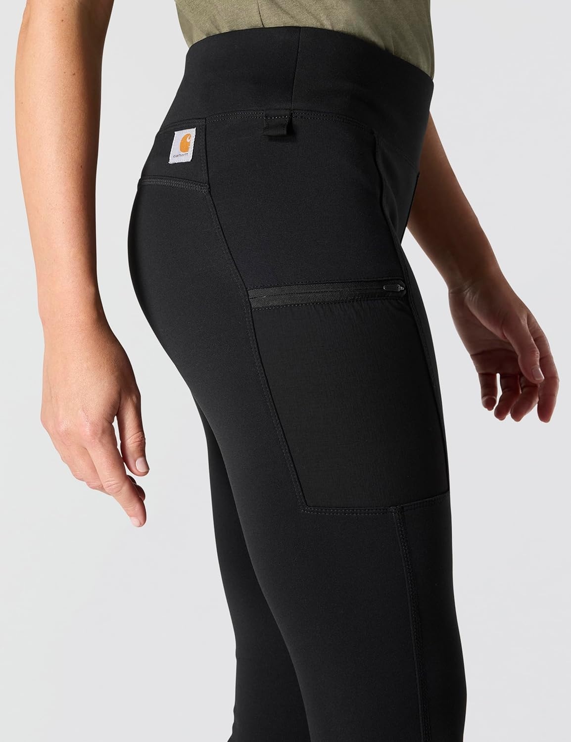 image:imageCarhartt Womens Force Fitted Lightweight Utility LeggingBlack