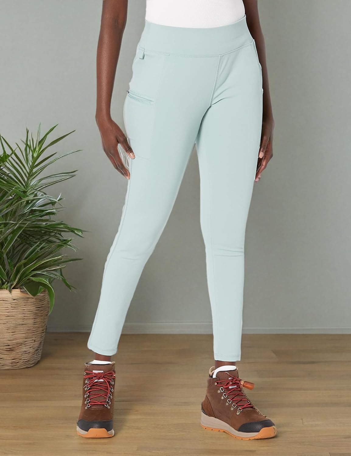 image:imageCarhartt Womens Force Fitted Lightweight Utility LeggingBlue Surf
