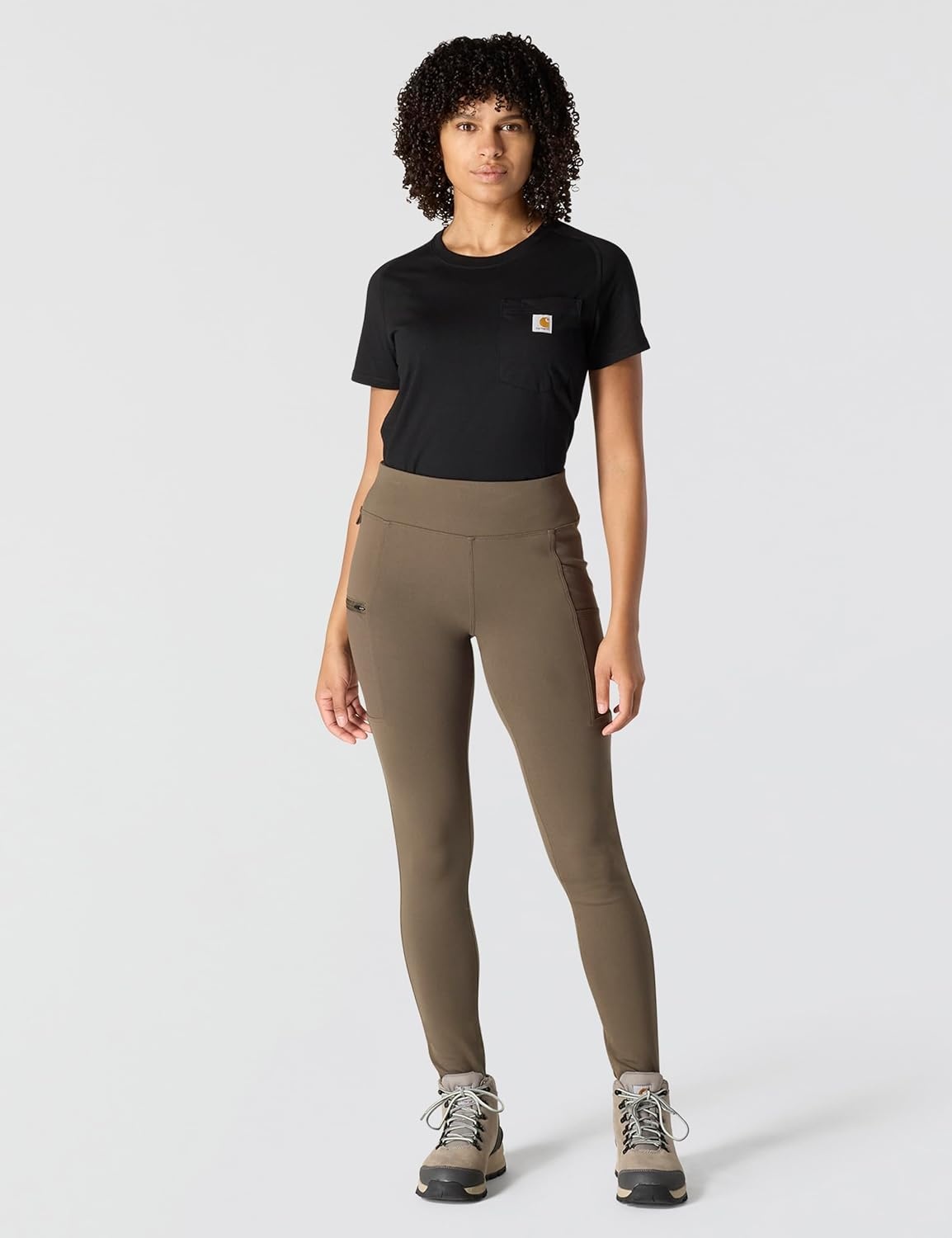 image:imageCarhartt Womens Force Fitted Lightweight Utility LeggingTarmac
