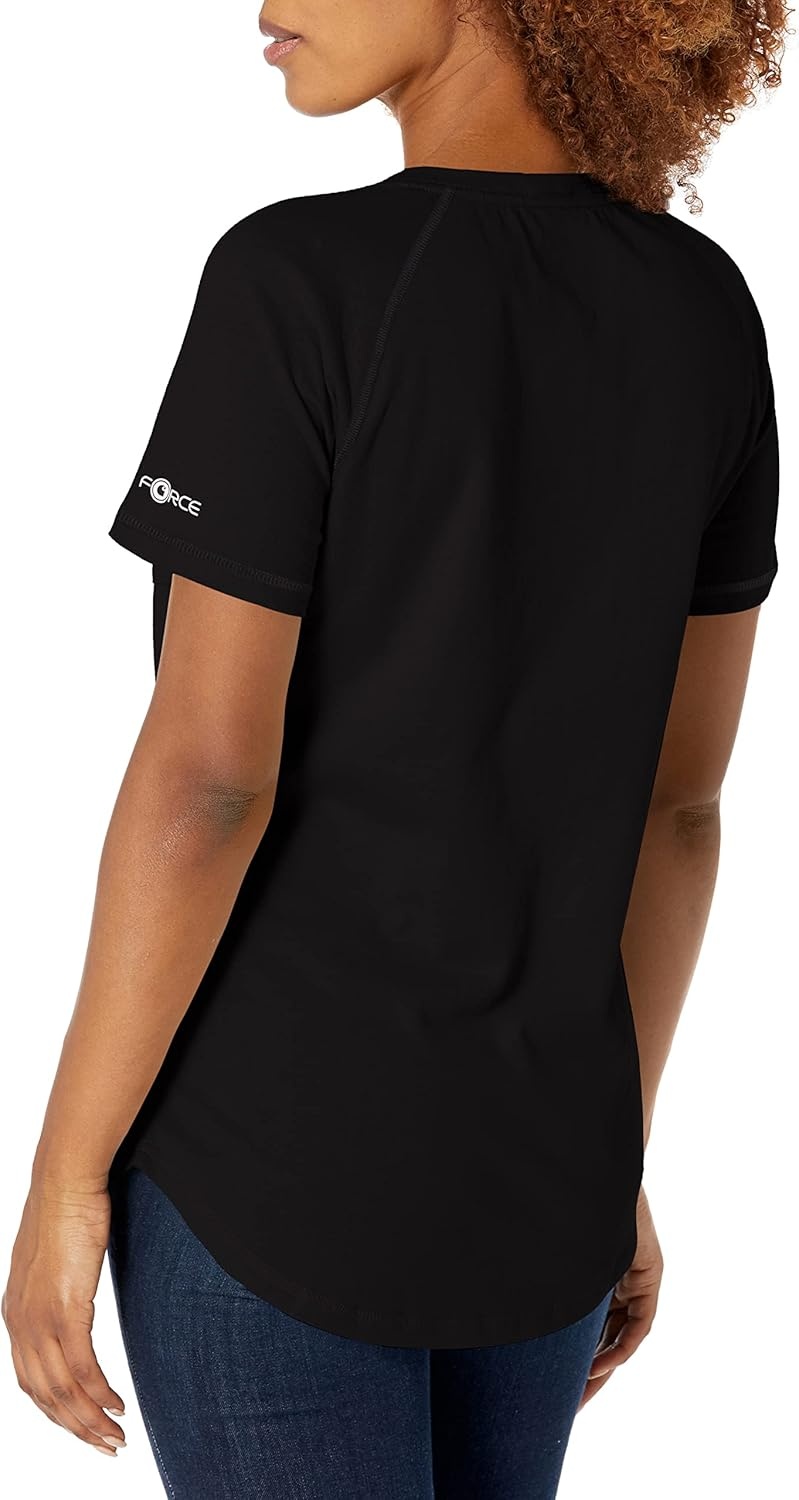 image:imageCarhartt Womens Force Relaxed Fit Midweight Pocket TShirt 105415Black Closeout