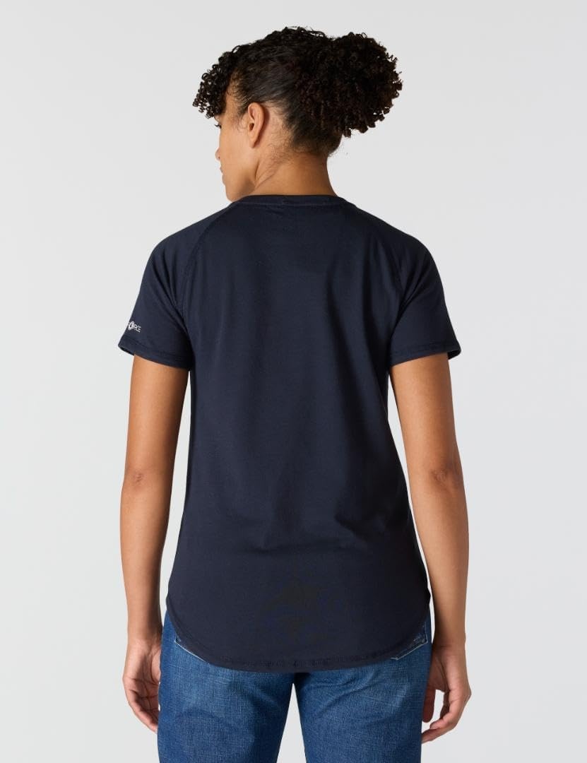 image:imageCarhartt Womens Force Relaxed Fit Midweight Pocket TShirt 105415Navy