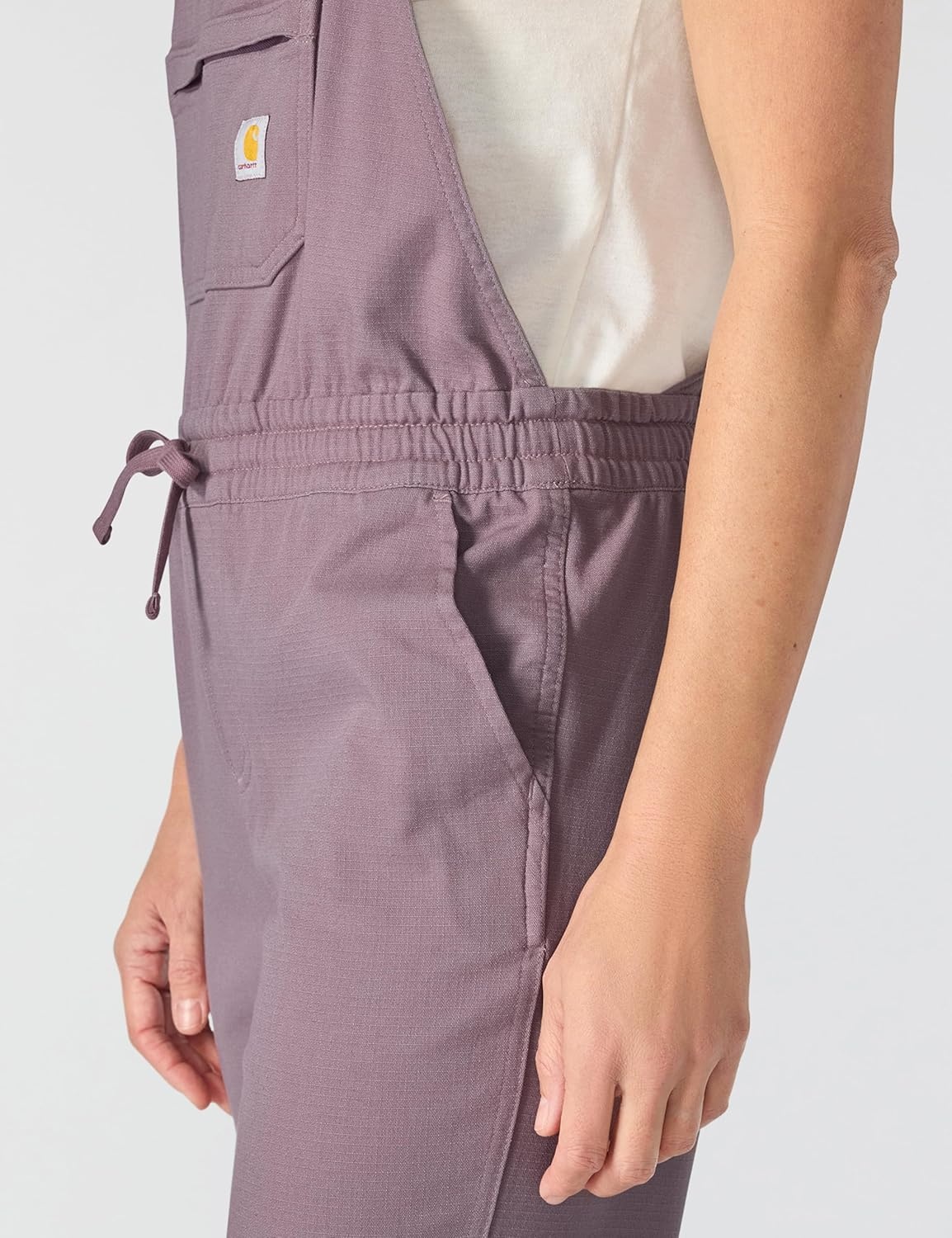image:imageCarhartt Womens Force Relaxed Fit Ripstop Bib OverallAsh Berry