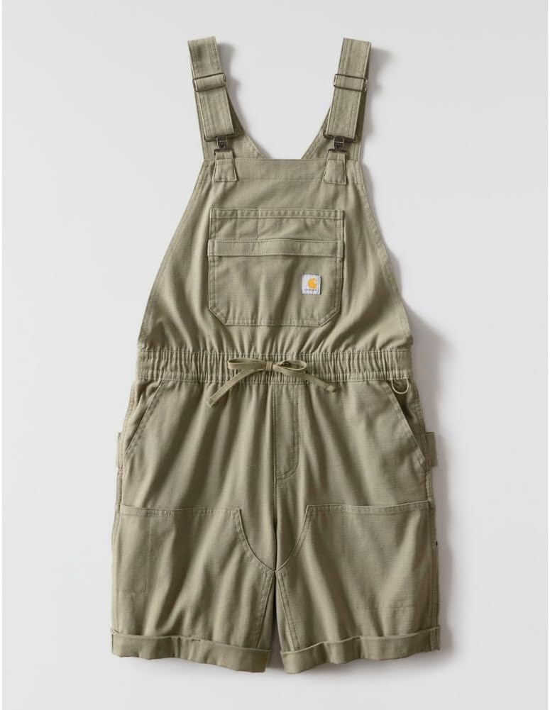image:imageCarhartt Womens Force Ripstop ShortallDusty Olive