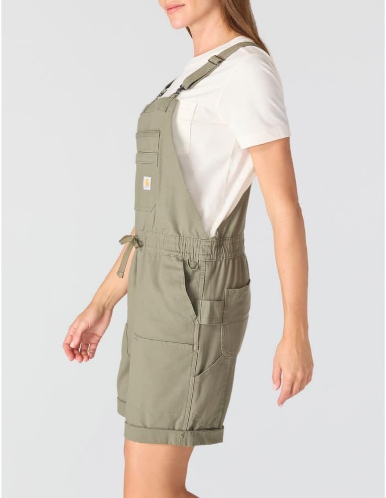image:imageCarhartt Womens Force Ripstop ShortallDusty Olive