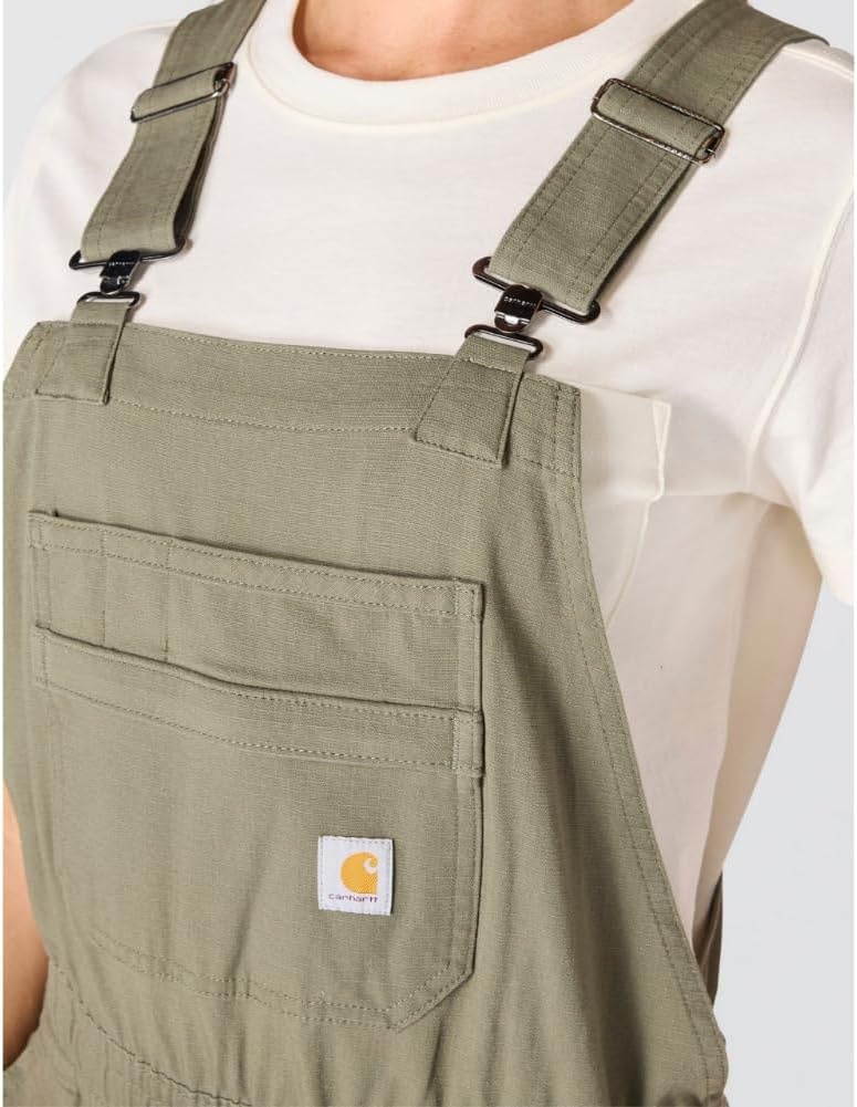 image:imageCarhartt Womens Force Ripstop ShortallDusty Olive