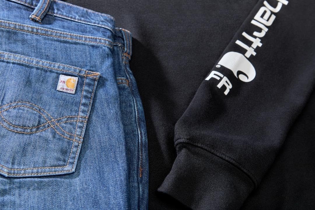 image:imageCarhartt Womens Fr Force Marquette Crewneck Logo SweatshirtBlack