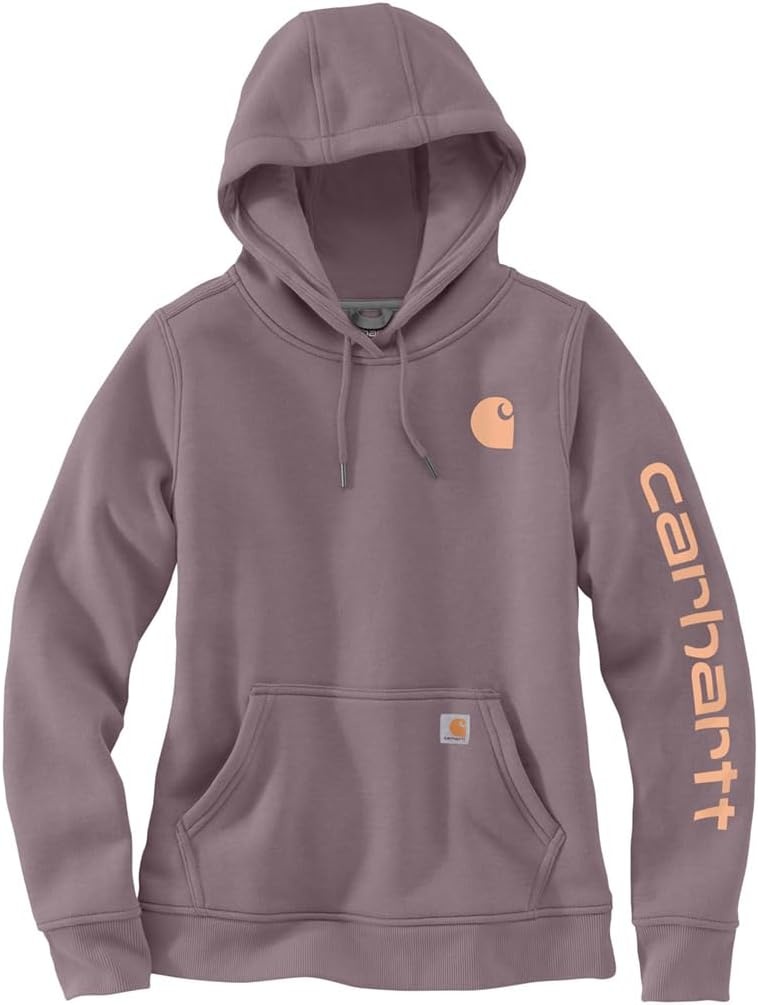image:imageCarhartt Womens Iconic Clarksburg Logo SweatshirtAsh Berry Heather