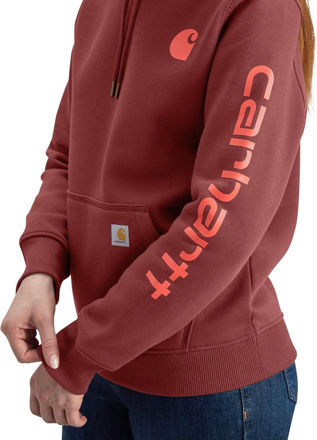 image:imageCarhartt Womens Iconic Clarksburg Logo SweatshirtBarnwood