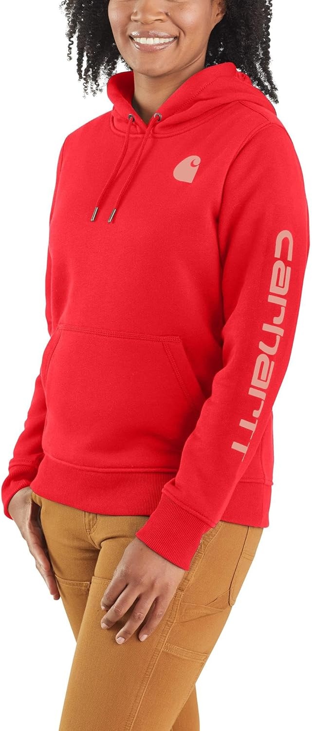 image:imageCarhartt Womens Iconic Clarksburg Logo SweatshirtBittersweet