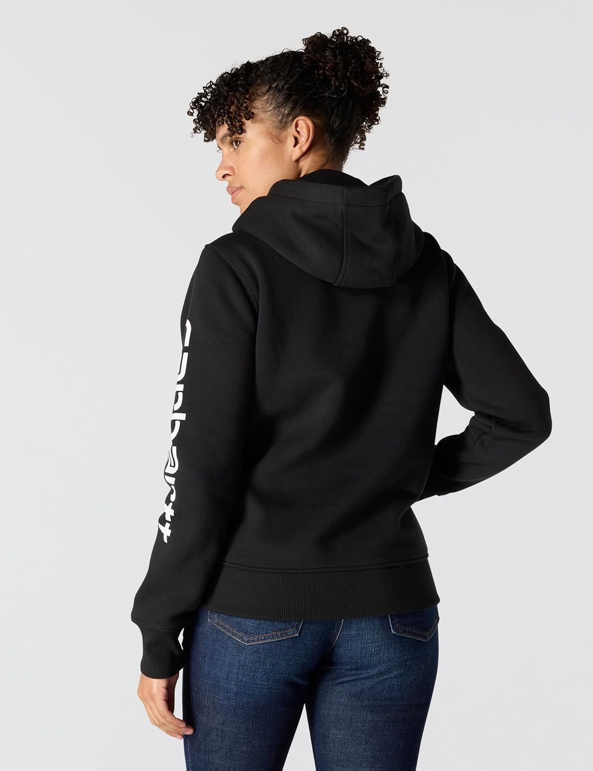 image:imageCarhartt Womens Iconic Clarksburg Logo SweatshirtBlack