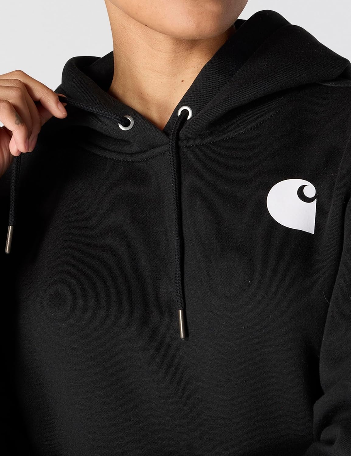 image:imageCarhartt Womens Iconic Clarksburg Logo SweatshirtBlack
