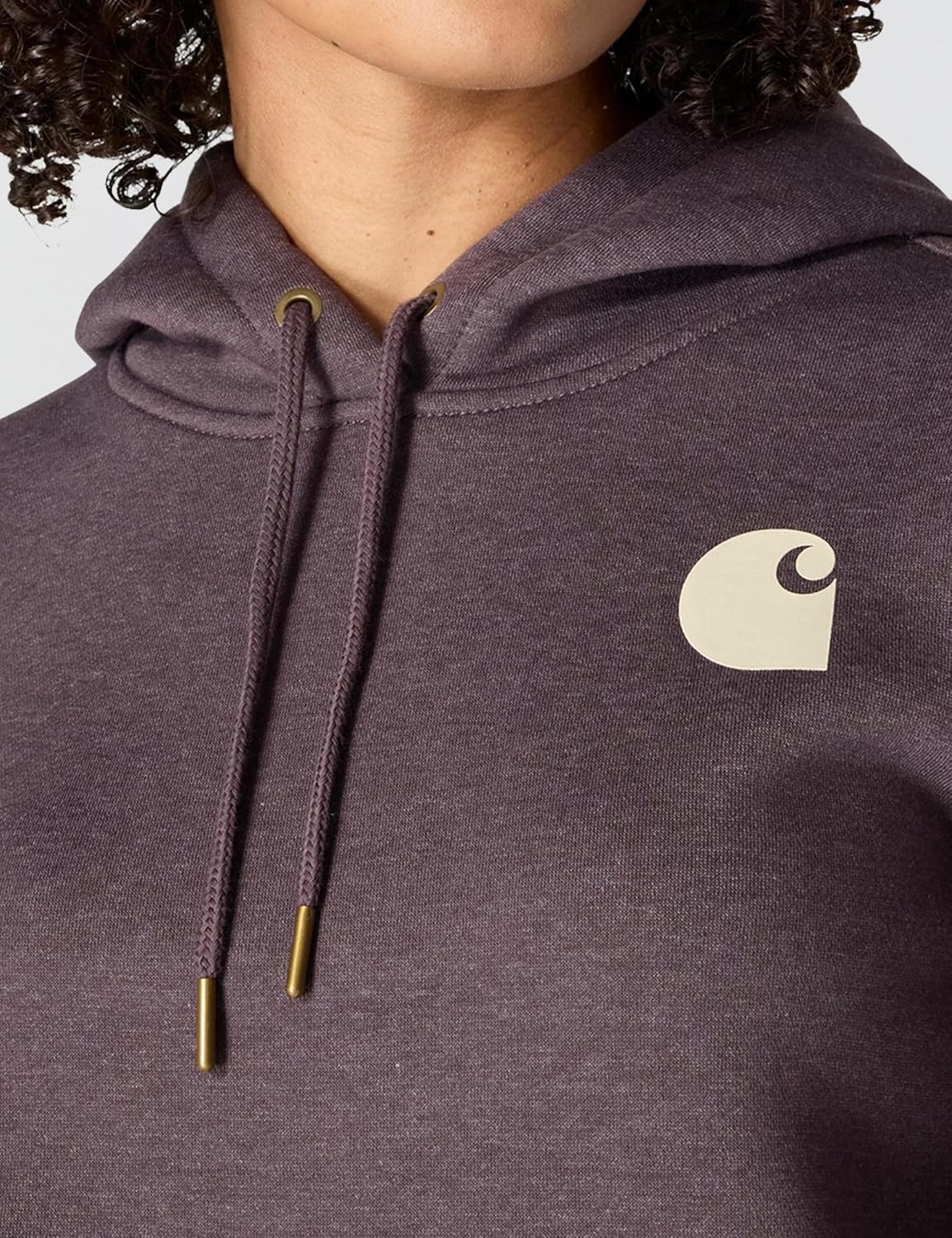 image:imageCarhartt Womens Iconic Clarksburg Logo SweatshirtBlackberry Heather