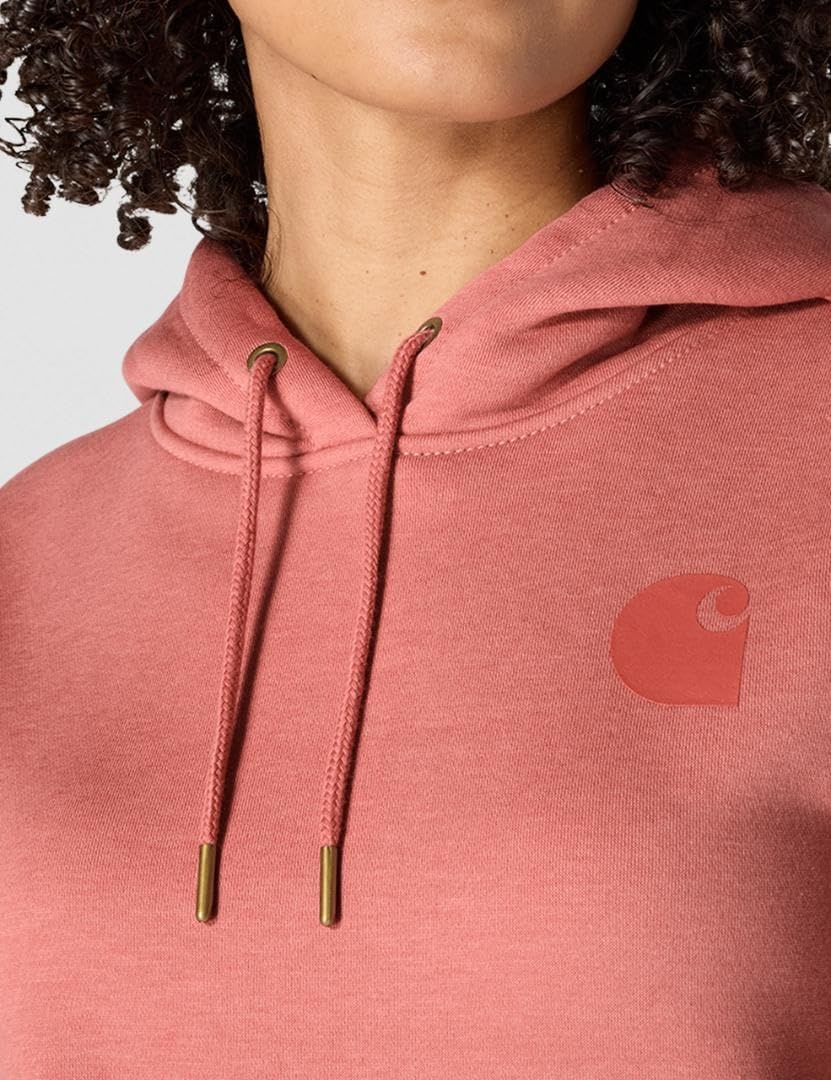 image:imageCarhartt Womens Iconic Clarksburg Logo SweatshirtDusty Cedar Heather