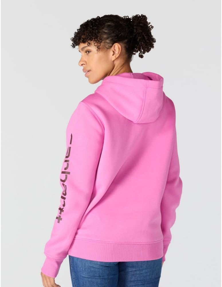 image:imageCarhartt Womens Iconic Clarksburg Logo SweatshirtElectric Fuchsia