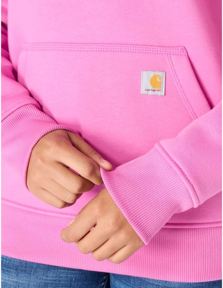 image:imageCarhartt Womens Iconic Clarksburg Logo SweatshirtElectric Fuchsia
